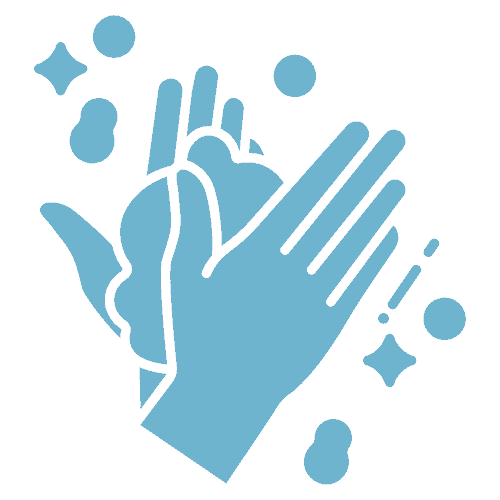 Hand Washing Icon for COVID
